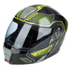 Klim GT1 Expedition Helmet - Encrypted Gloss Asphalt - Hi-Vis (ECE22.06)