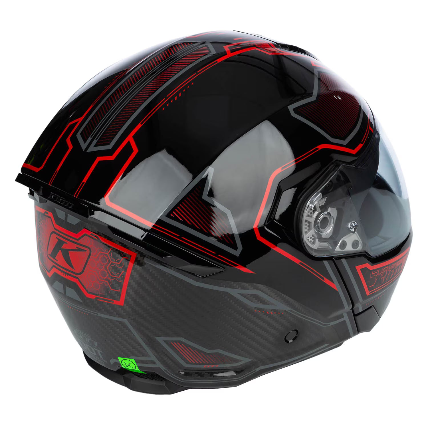 Klim GT1 Expedition Helmet - Encrypted Gloss Black - Redrock (ECE22.06)