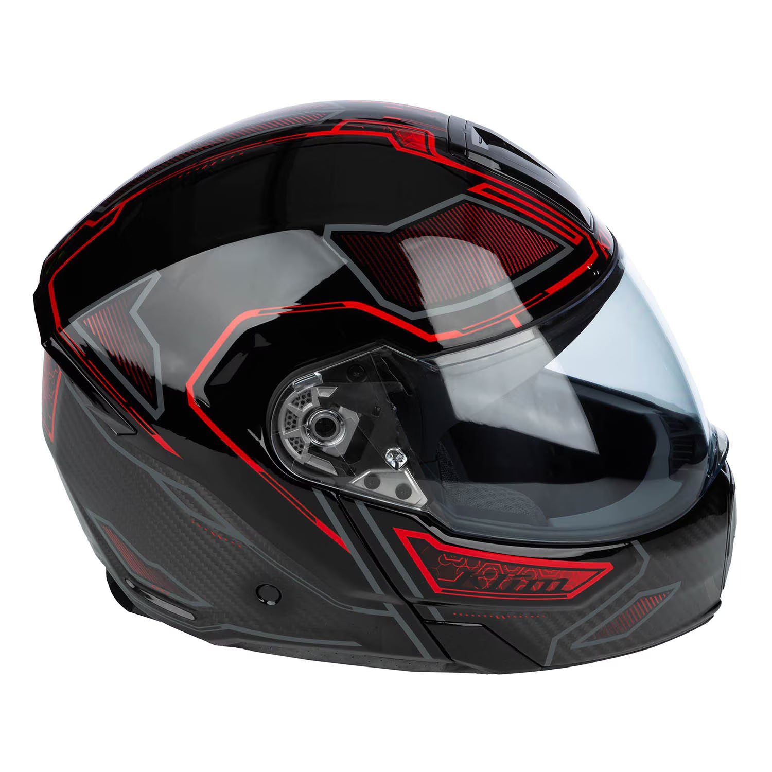 Klim GT1 Expedition Helmet - Encrypted Gloss Black - Redrock (ECE22.06)