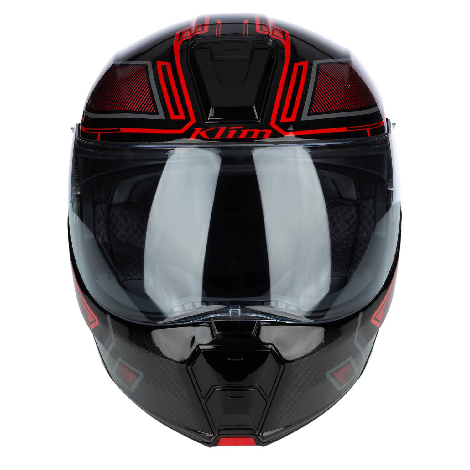 Klim GT1 Expedition Helmet - Encrypted Gloss Black - Redrock (ECE22.06)