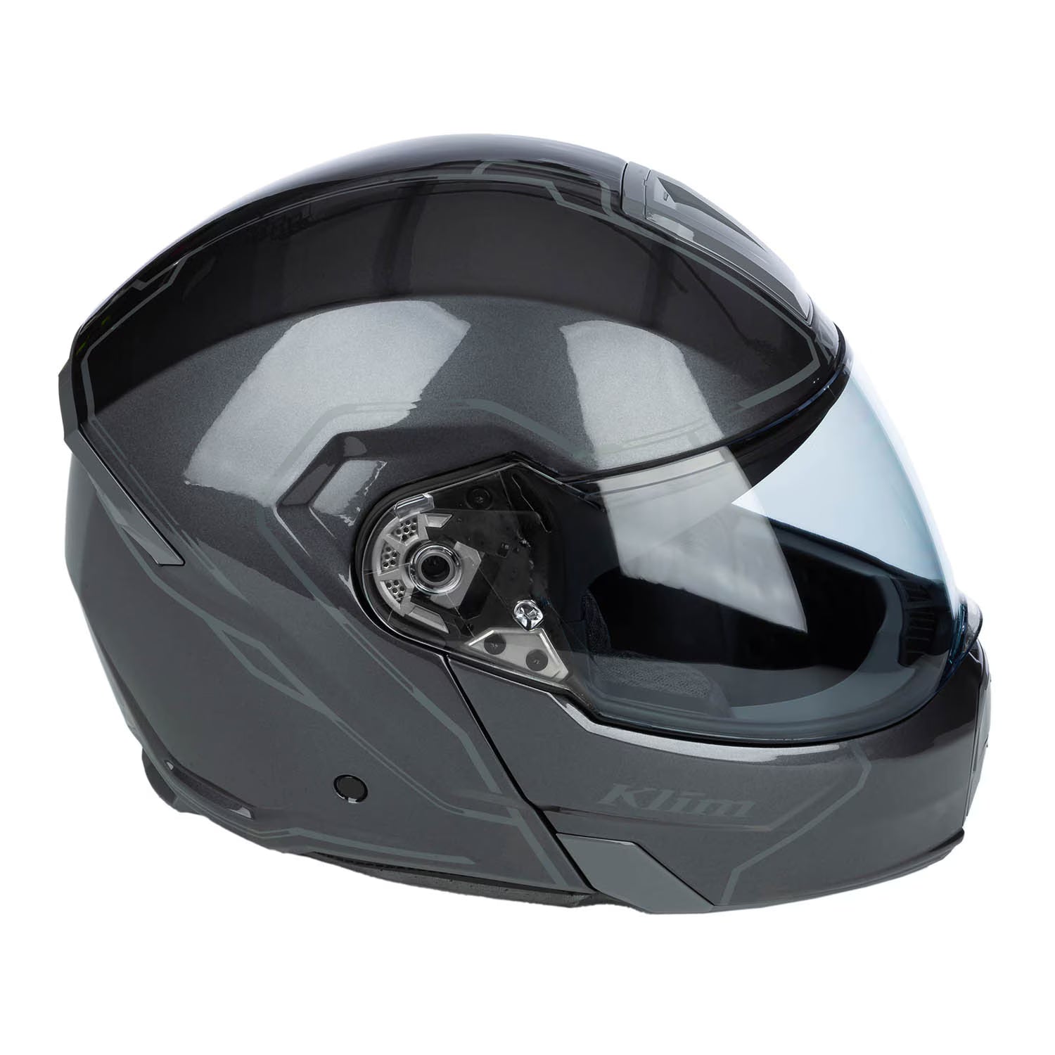 Klim GT1 Expedition Helmet - Gloss Metallic Asphalt (ECE22.06)