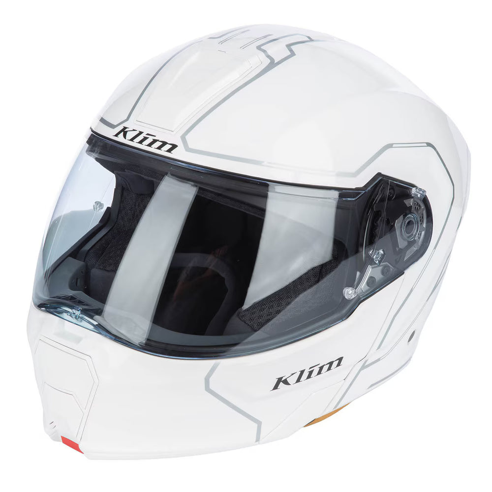 Klim GT1 Expedition Helmet - Gloss White (ECE22.06)