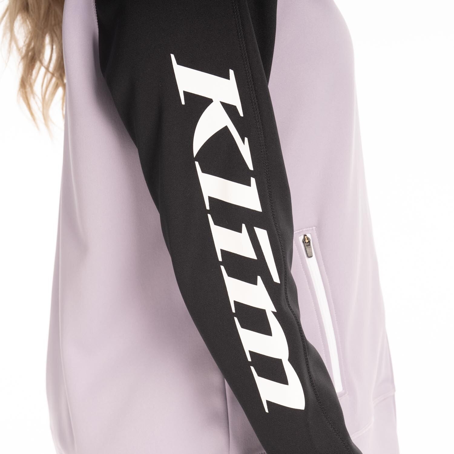 Klim Visita Long Hoodie Wisteria - Black