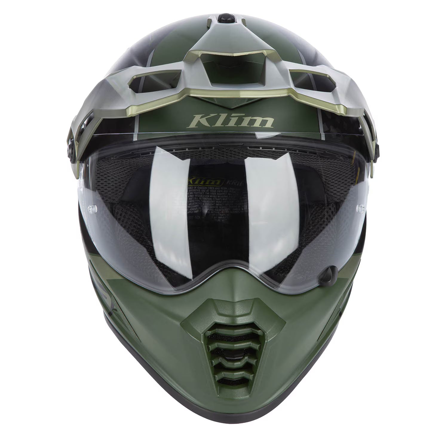 Klim Krios Pro Helmet ECE/DOT Echo Matte Black - Rifle Green - Oil Green