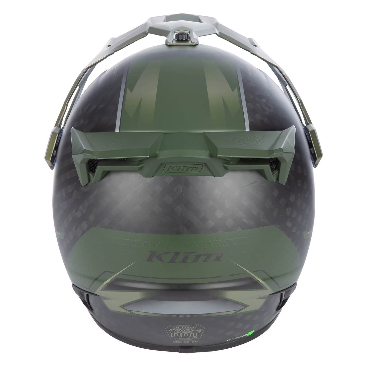 Klim Krios Pro Helmet ECE/DOT Echo Matte Black - Rifle Green - Oil Green