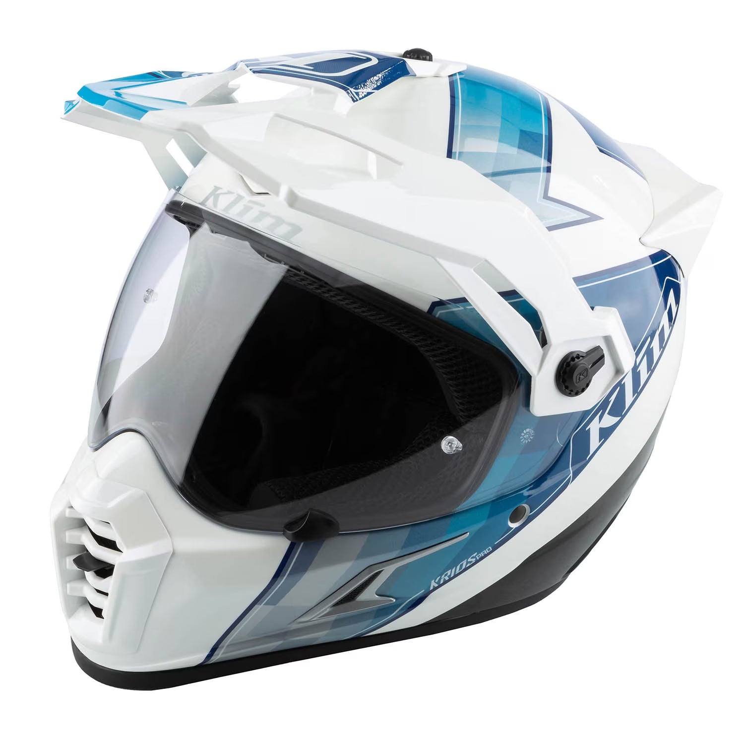 Klim Krios Pro Helmet ECE Spectrum White - Blue
