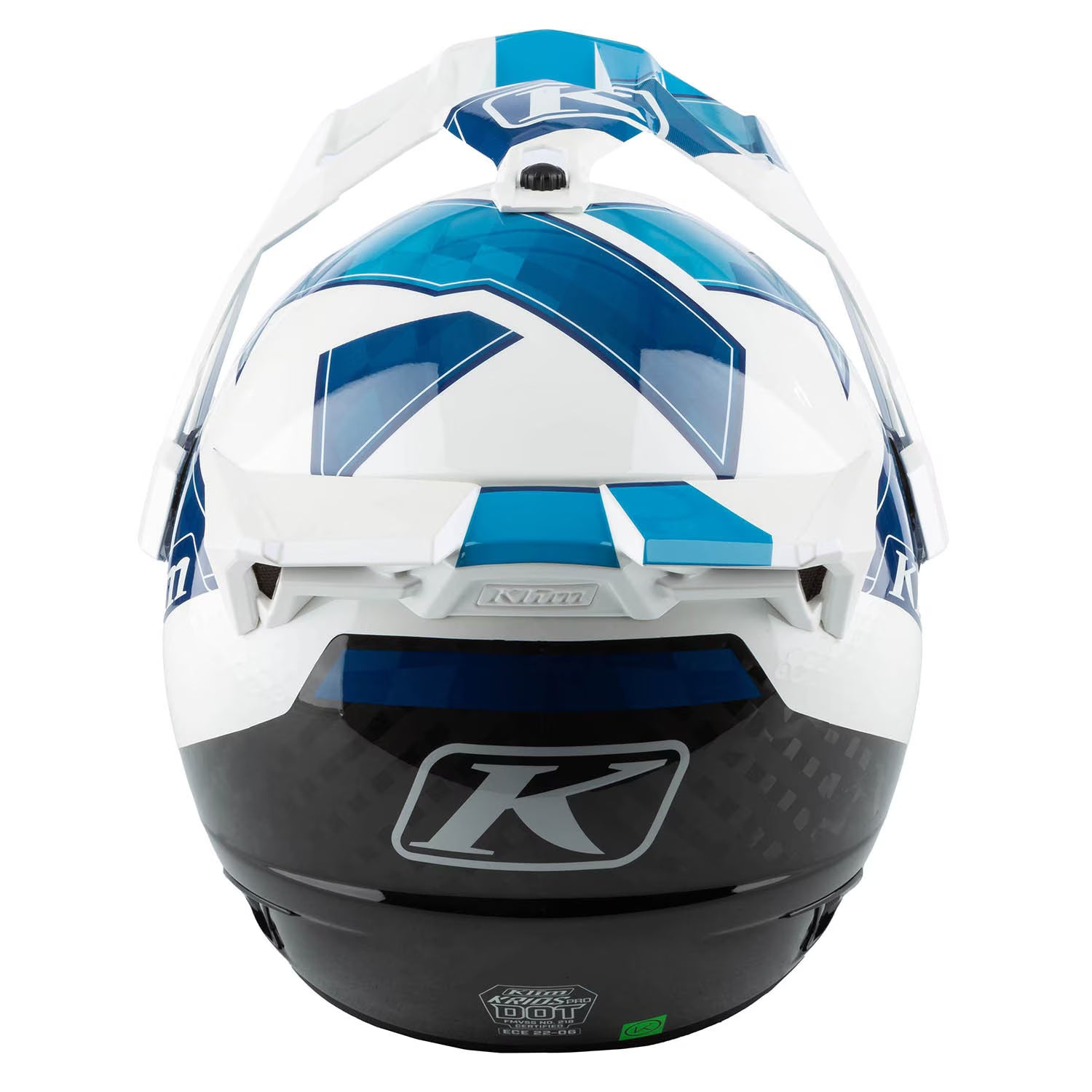 Klim Krios Pro Helmet ECE Spectrum White - Blue