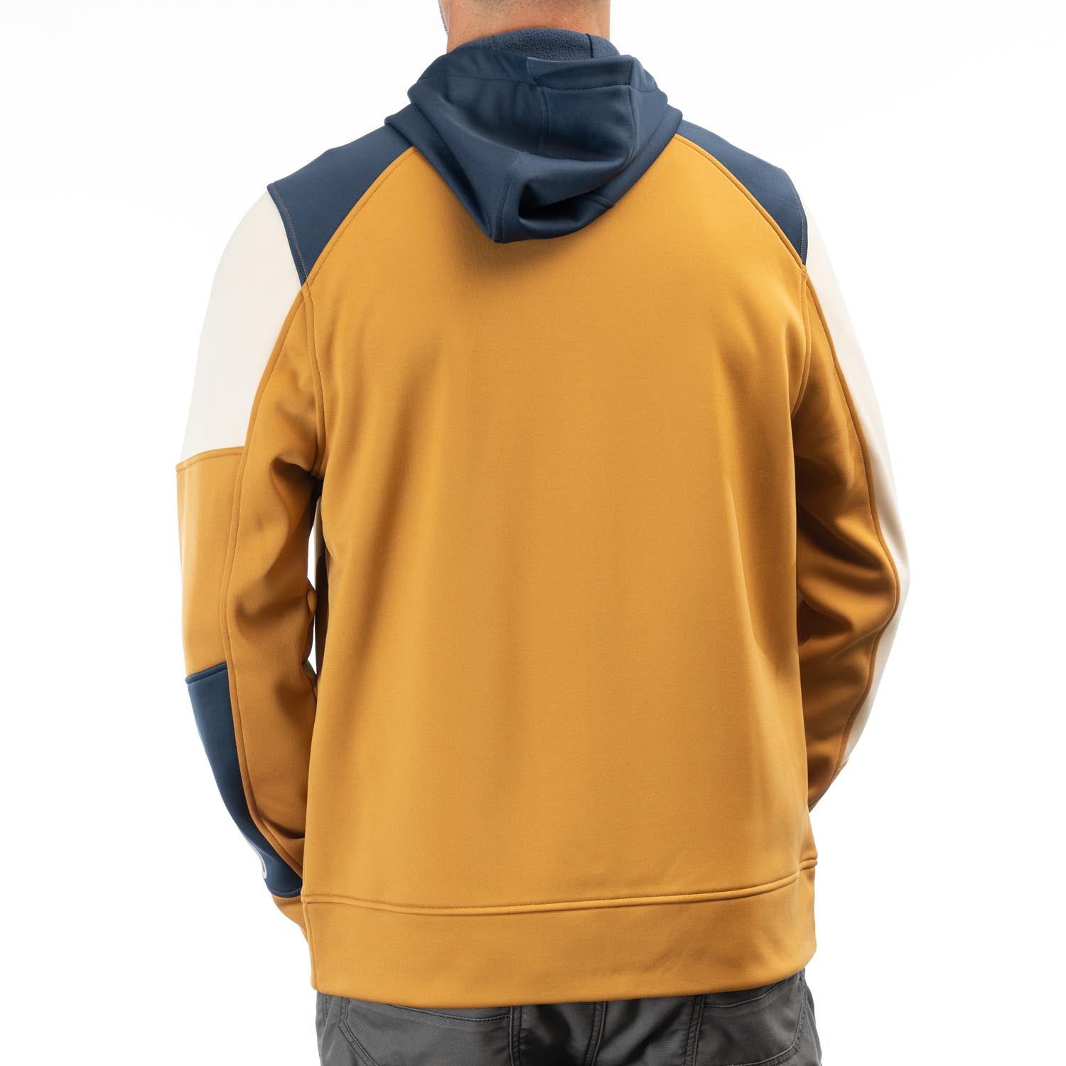 Klim Stealth Hoodie Golden Brown - Dress Blues