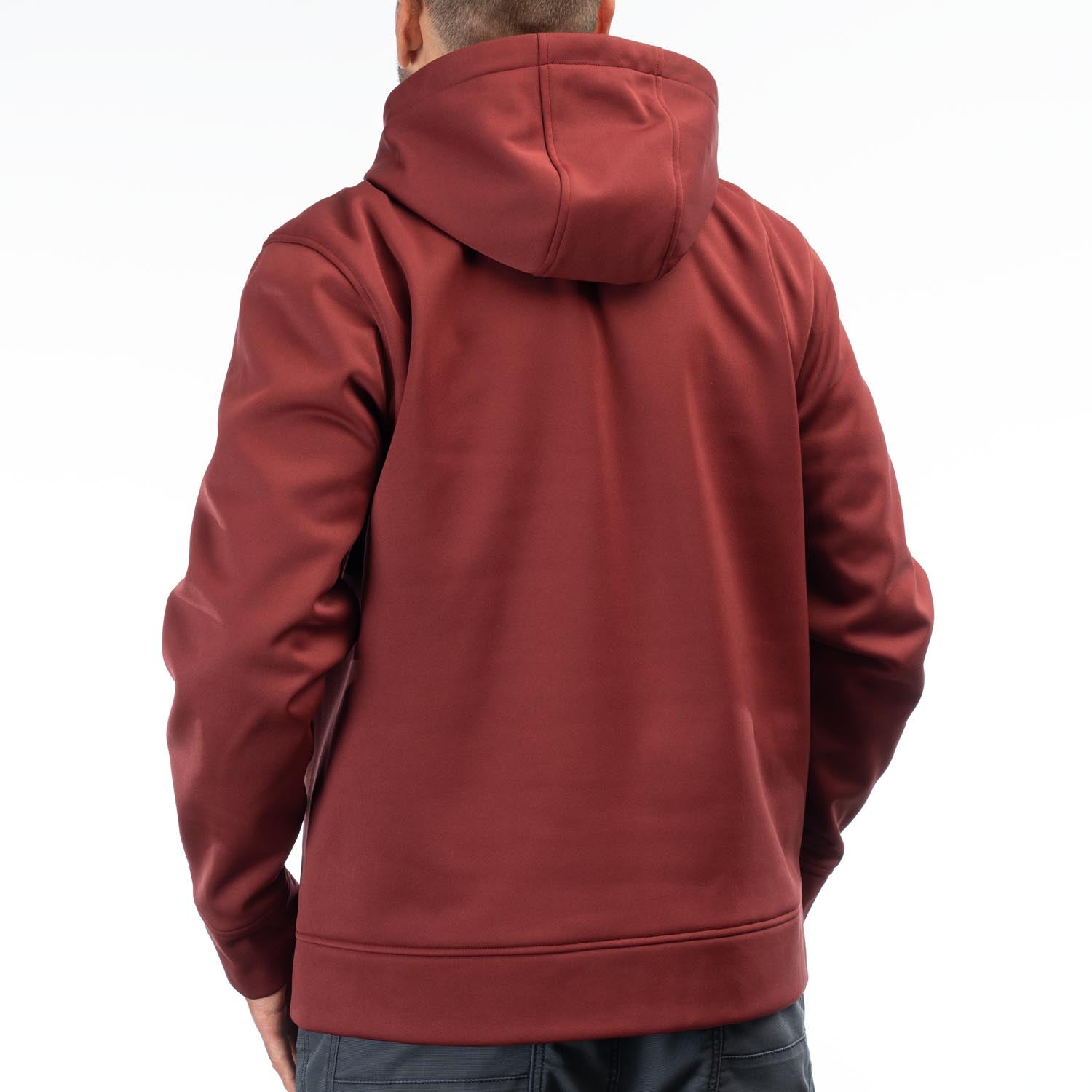 Klim Accelerator Pullover Hoodie Cabernet - Red Orange