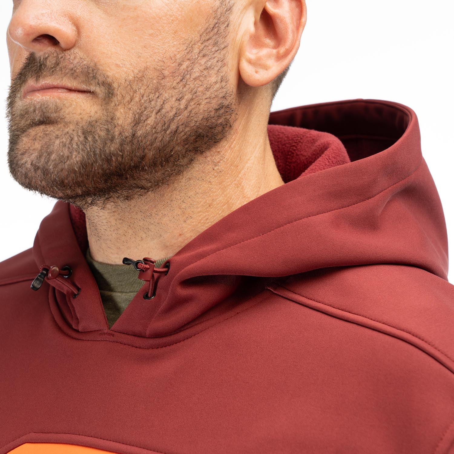 Klim Accelerator Pullover Hoodie Cabernet - Red Orange