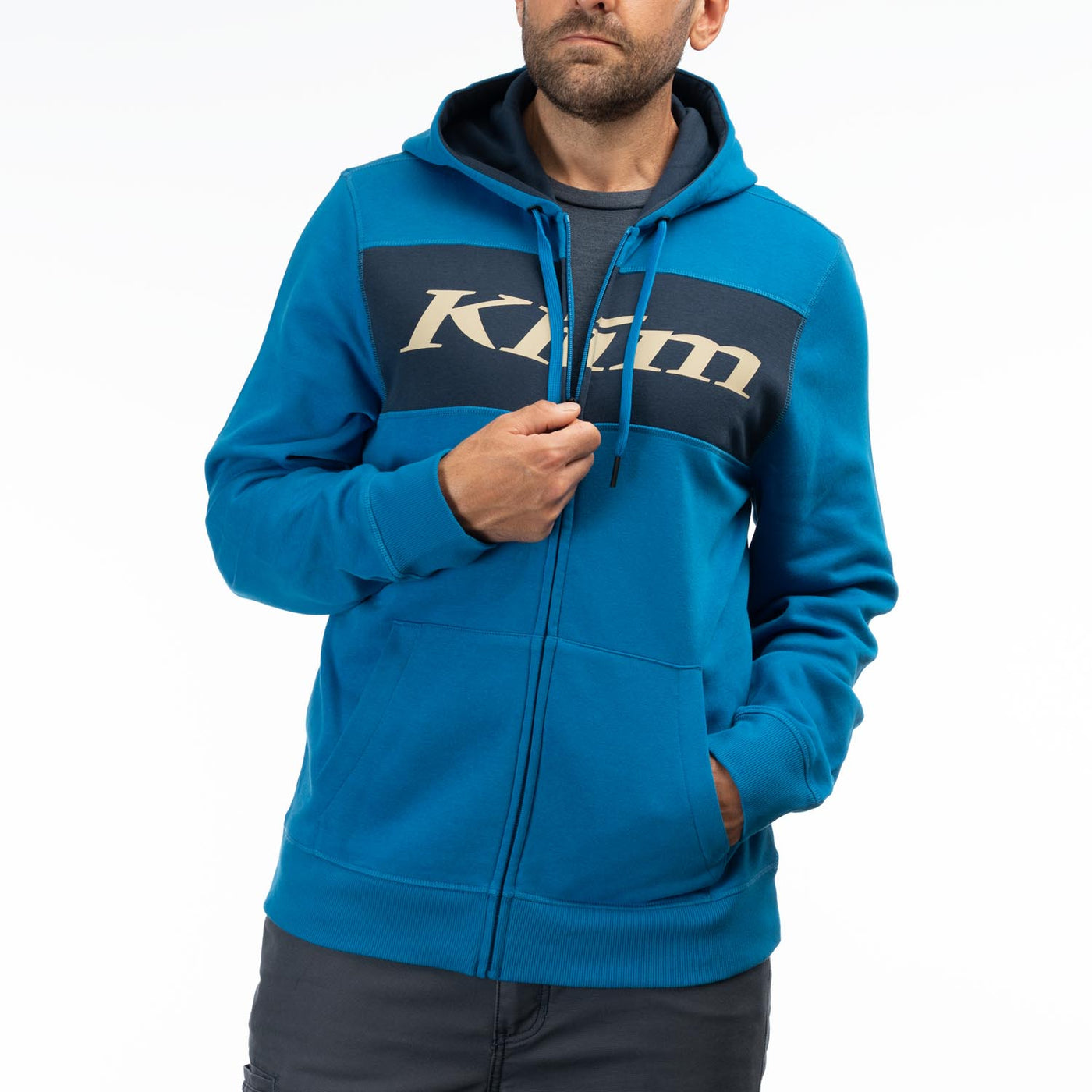 Klim Trailside Hoodie Imperial Blue - Dress Blues