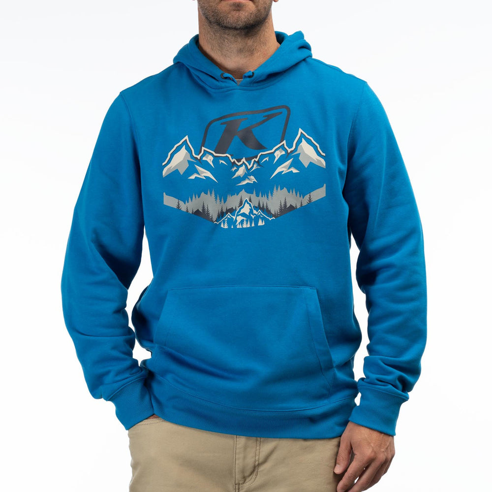Klim Peak Side Pullover Hoodie Imperial Blue - Dress Blues