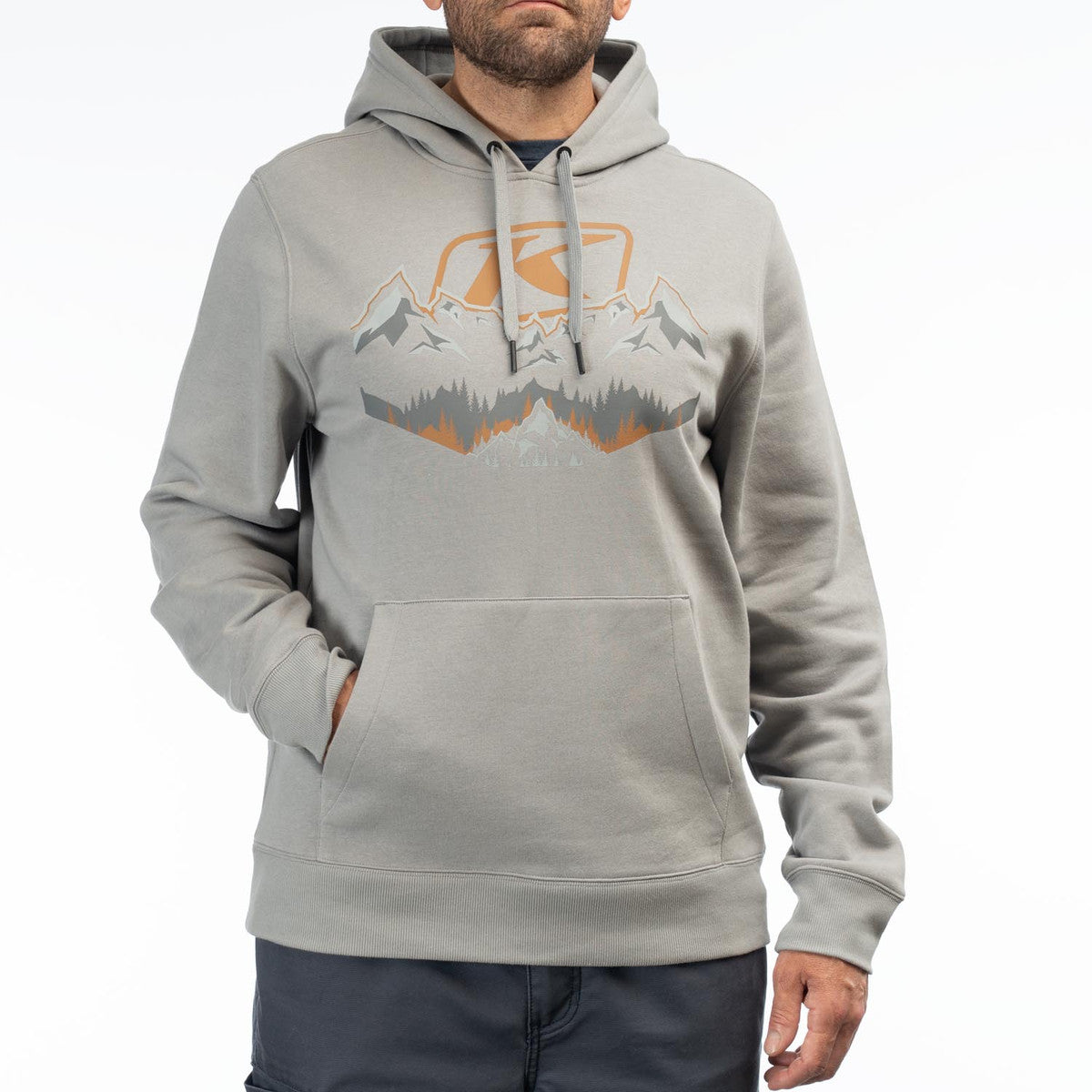 Klim Peak Side Pullover Hoodie Monument - Golden Brown