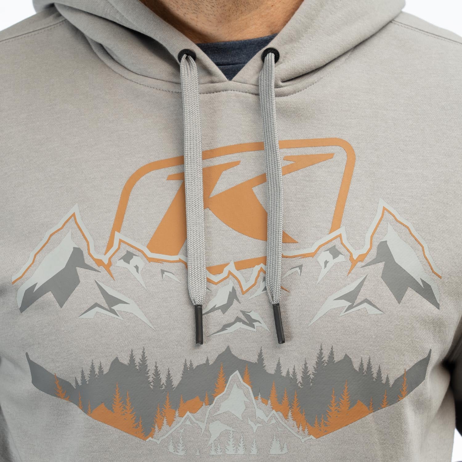 Klim Peak Side Pullover Hoodie Monument - Golden Brown