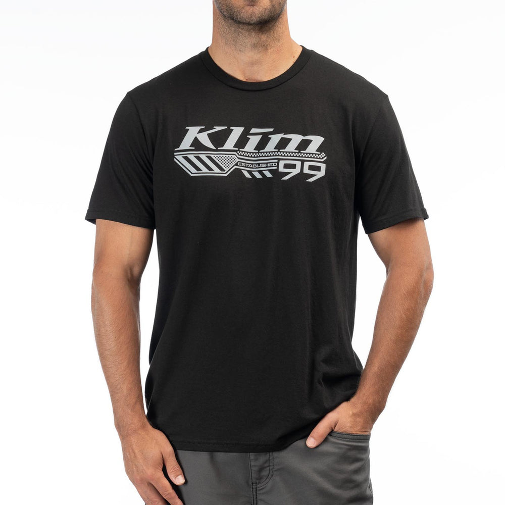 Klim Foundation Tri-Blend T-Shirt Black - Monument