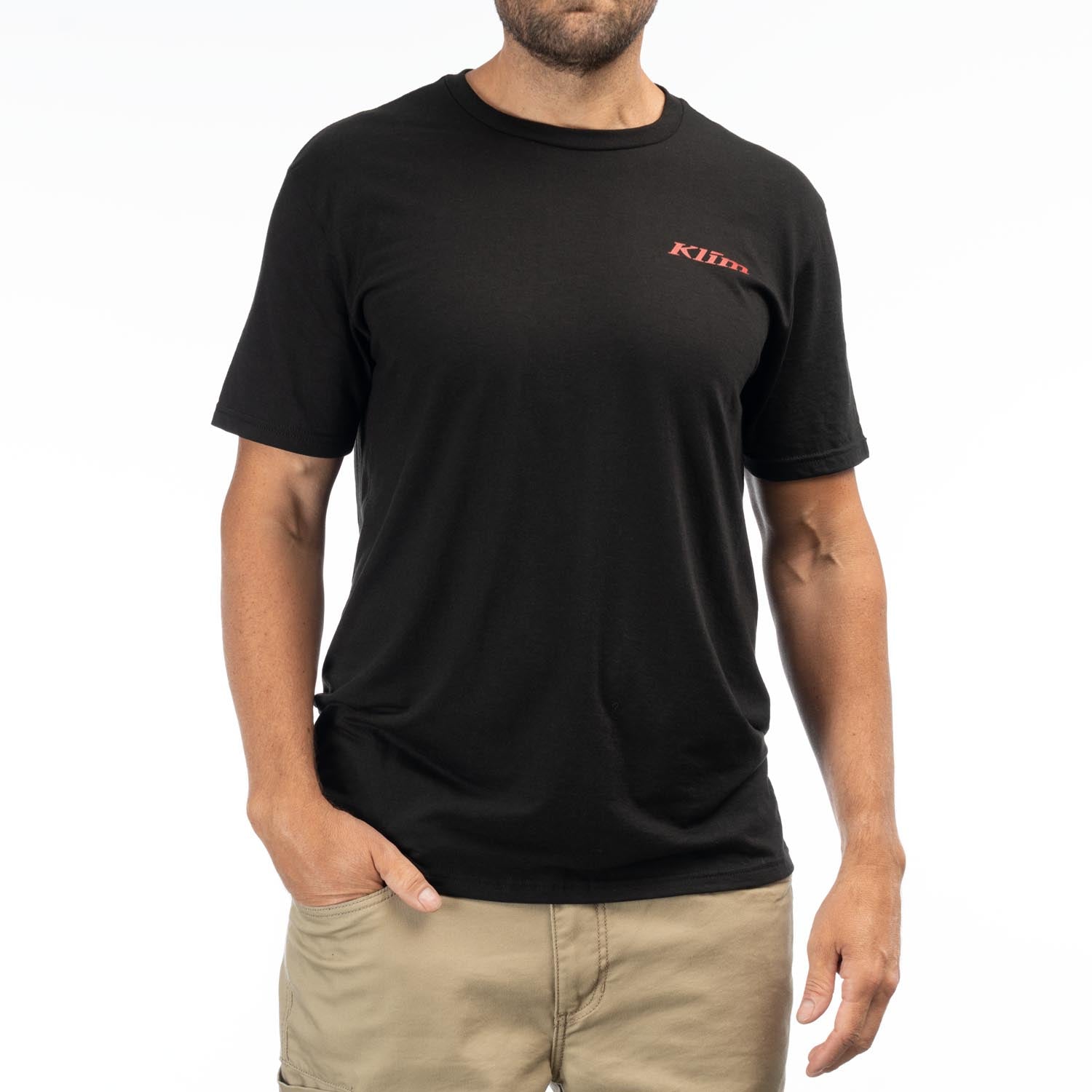 Klim Mountain Peak Tri-Blend Tee Black - Chili Pepper