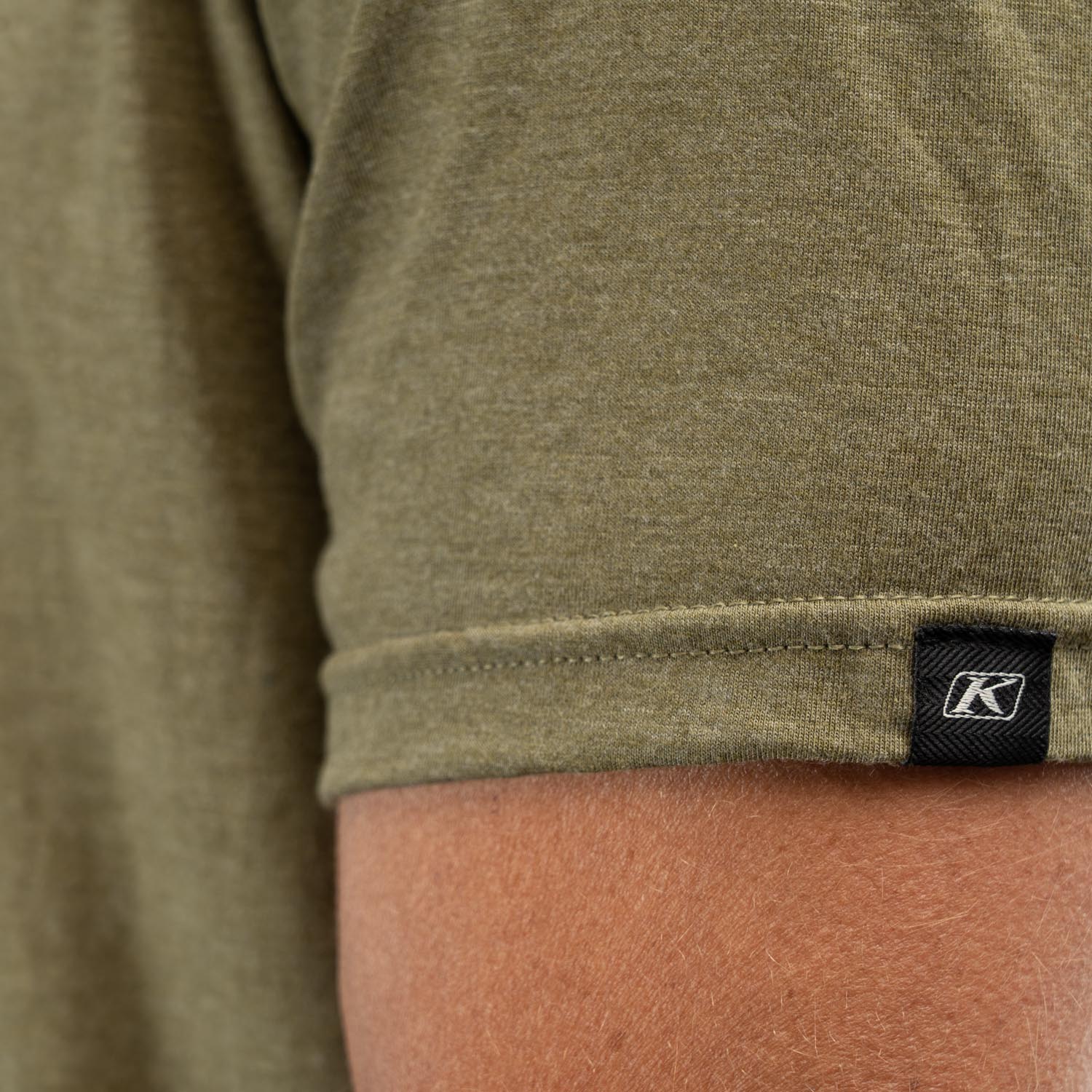 Klim K Shield Crest Tri-Blend Tee Military Green Frost - Dark Sea