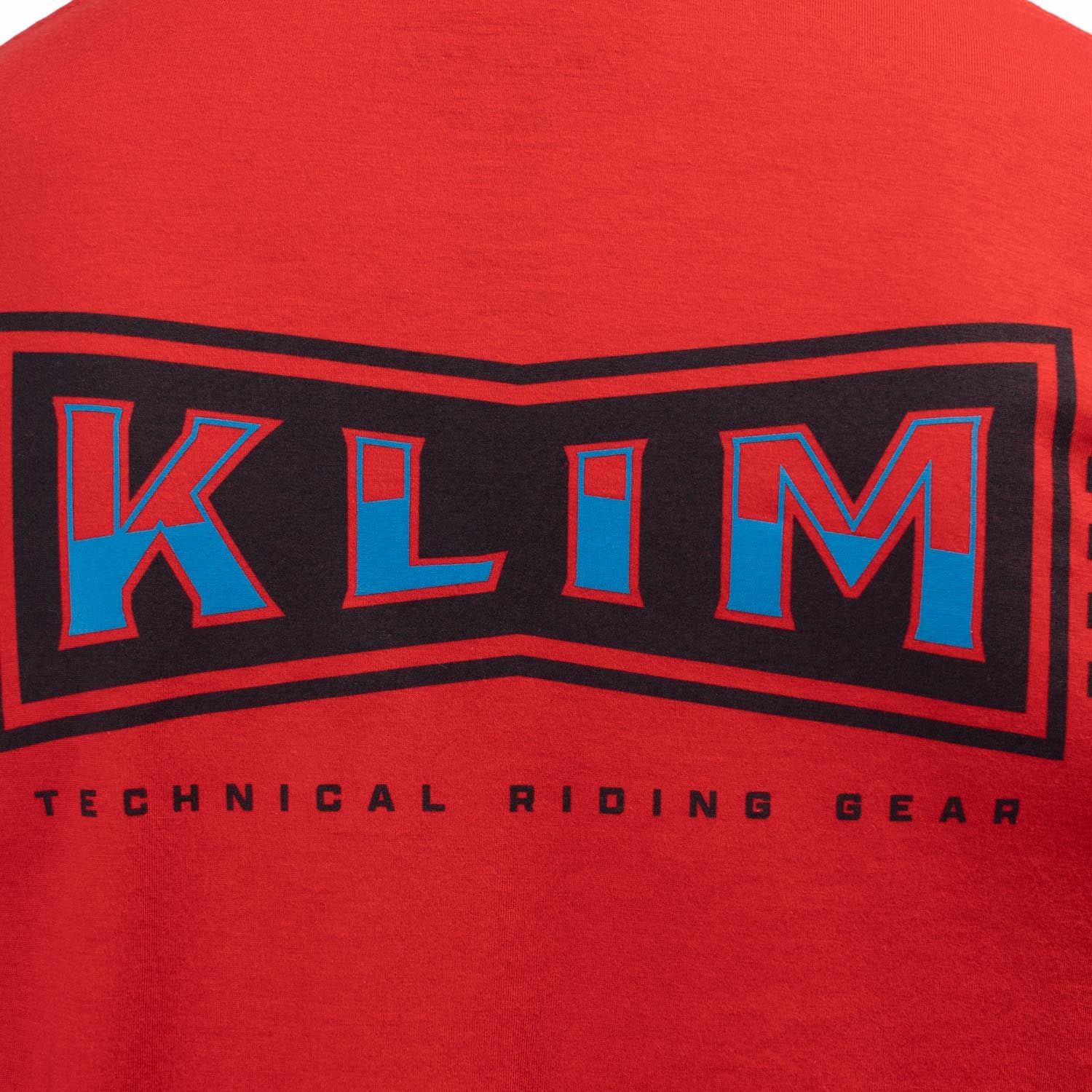 Klim Pinned Tri-Blend Tee Classic Red-Imperia Blue