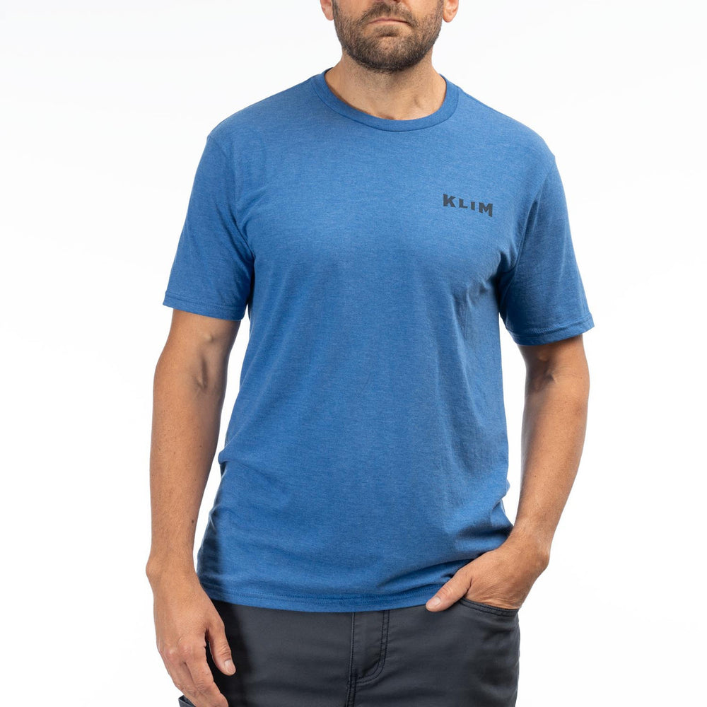 Klim Pinned Tri-Blend Tee Royal Frost-Dress Blues