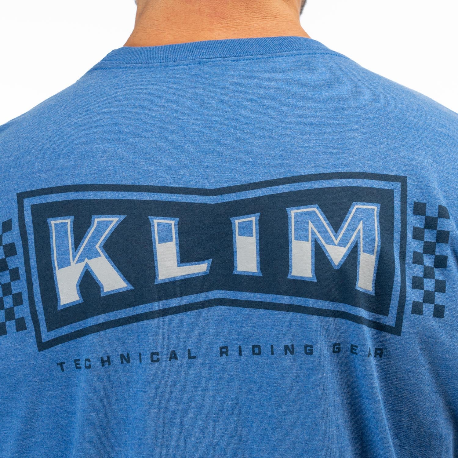 Klim Pinned Tri-Blend Tee Royal Frost-Dress Blues