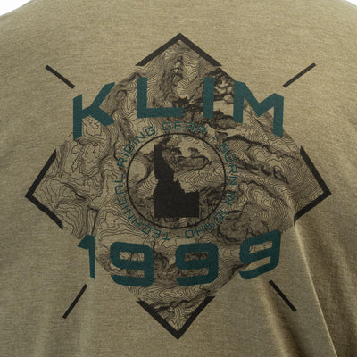 Klim Discovery Tri-Blend Tee Military Green Frost - Dark Sea