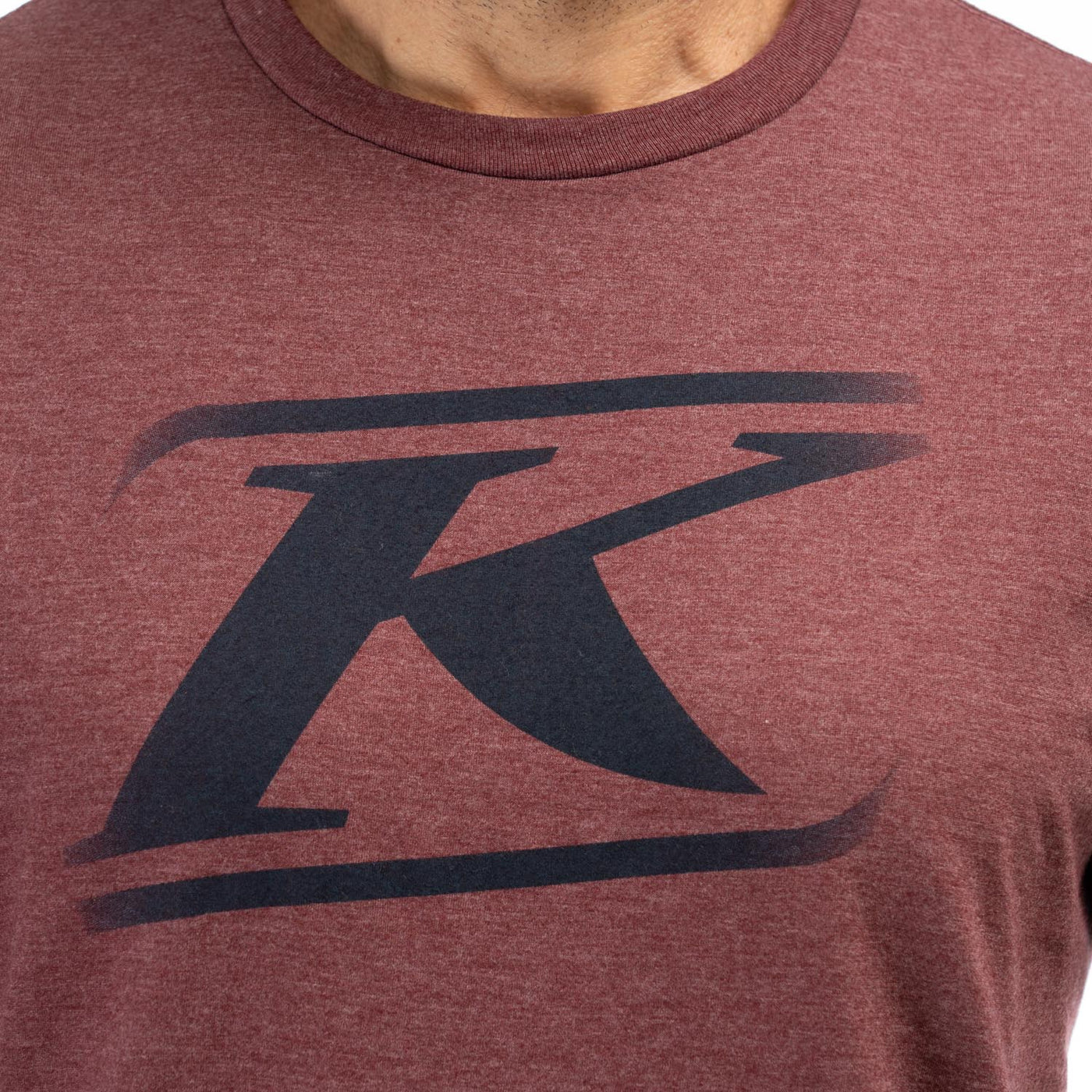 Klim Drift Tri-Blend Tee Maroon Frost - Dress Blues