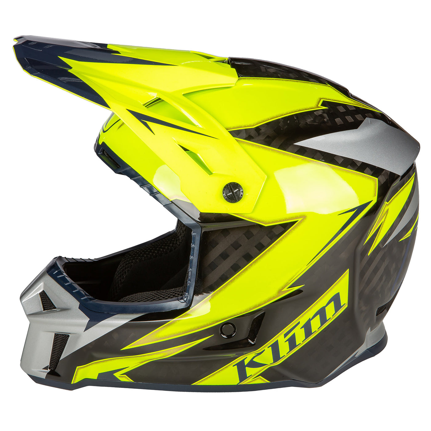 Klim F3 Carbon Off-Road Helmet Lightning HI-Vis