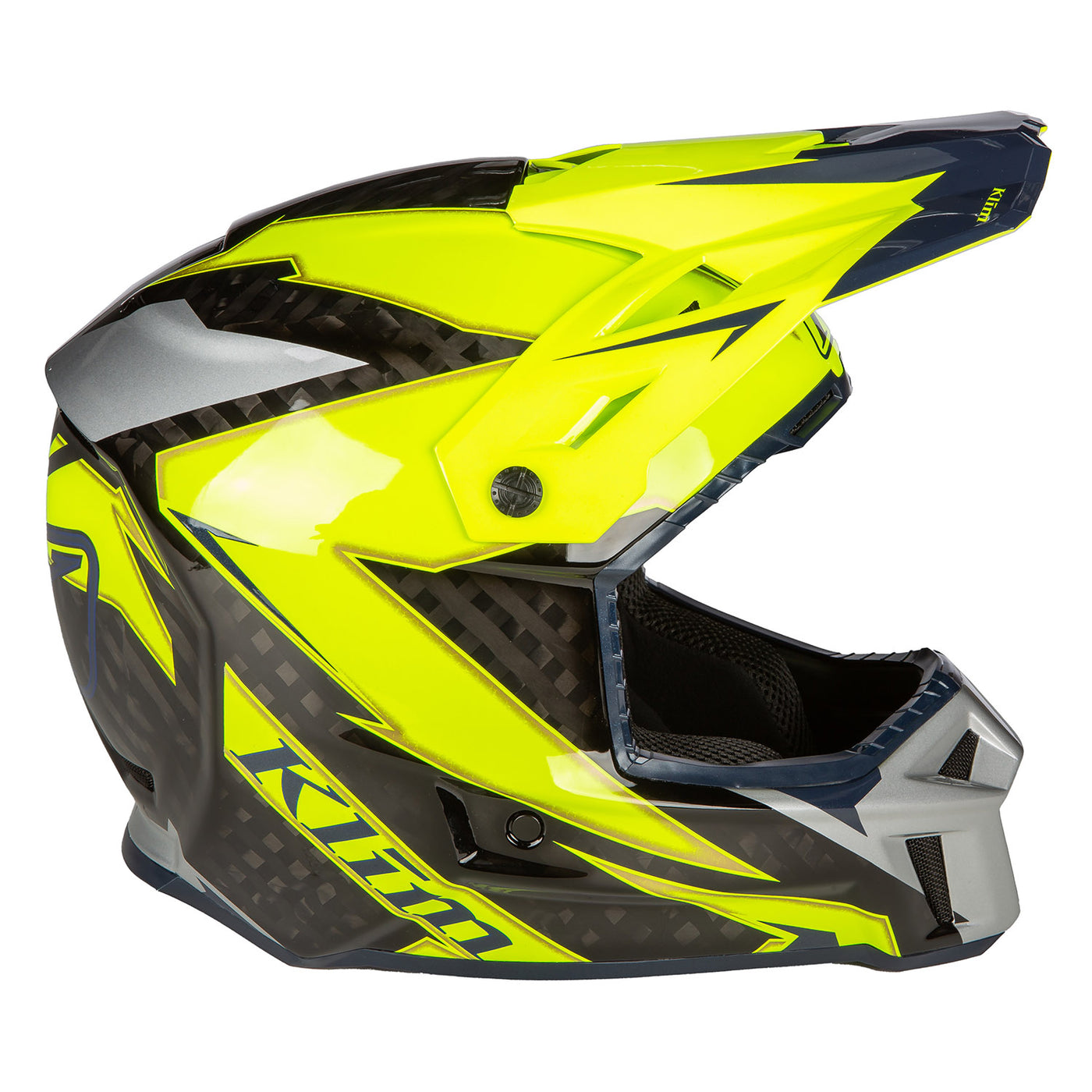 Klim F3 Carbon Off-Road Helmet Lightning HI-Vis