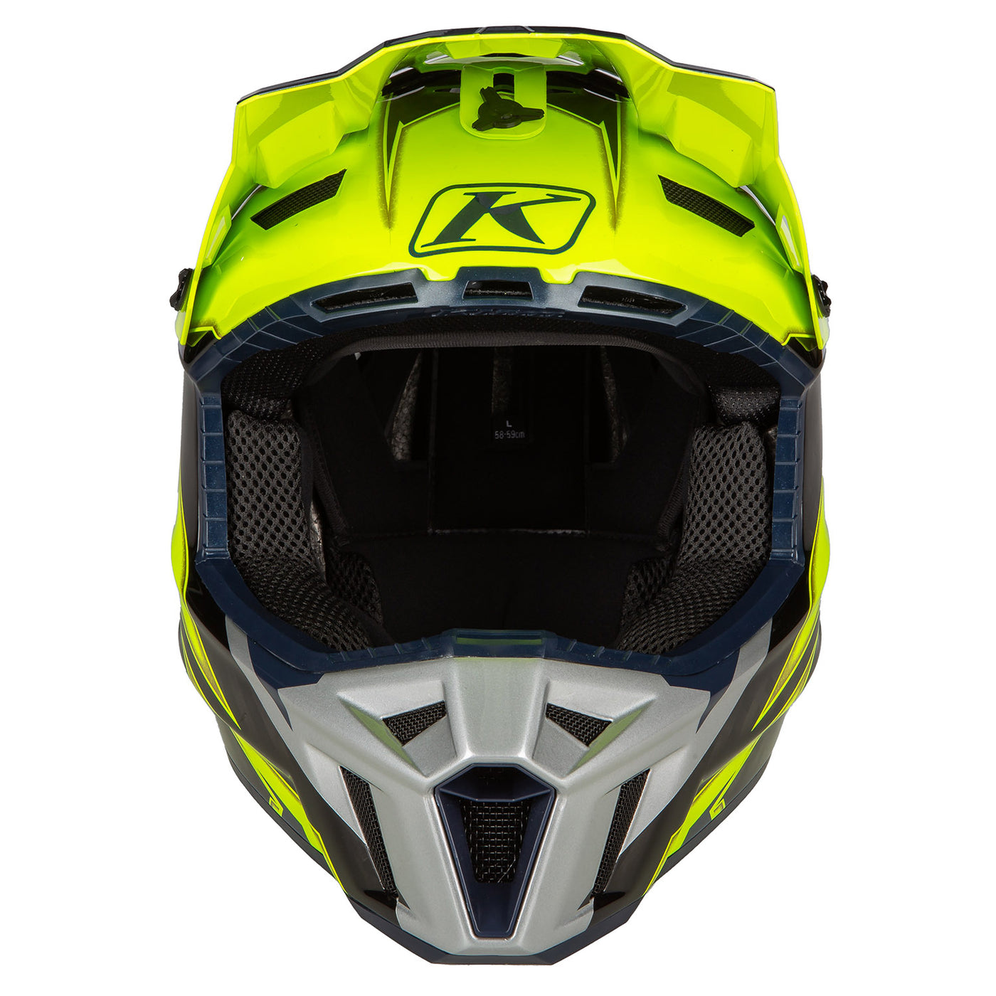 Klim F3 Carbon Off-Road Helmet Lightning HI-Vis