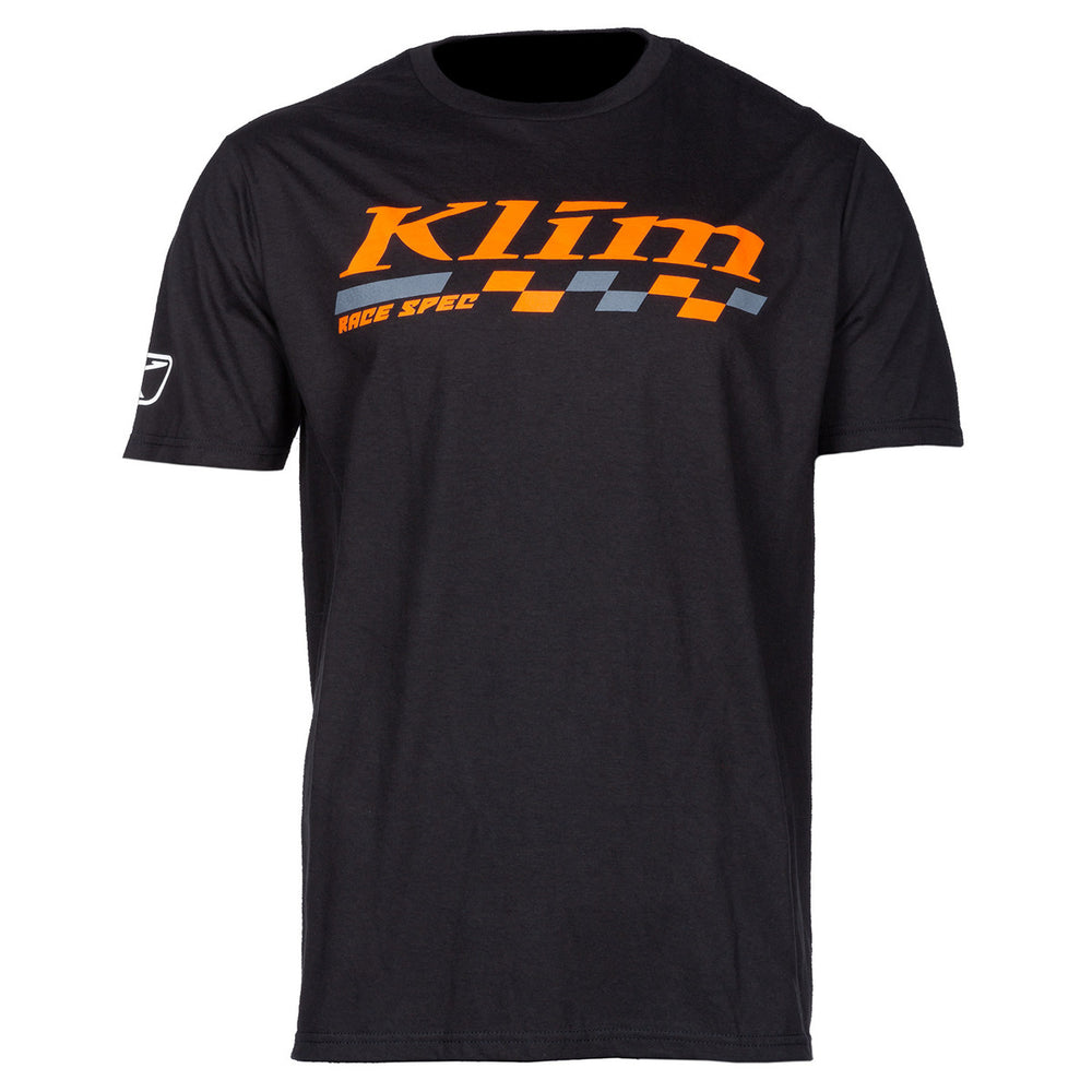 Klim Race Spec SS T  Black - Strike Orange T-Shirt