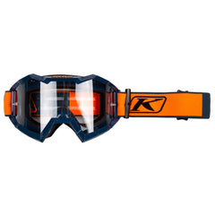 Klim Viper Off-Road Fracture Strike Orange Clear Lens Goggles