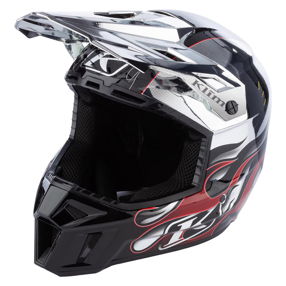 Klim F3 Carbon Off-Road Helmet Scorched Chrome