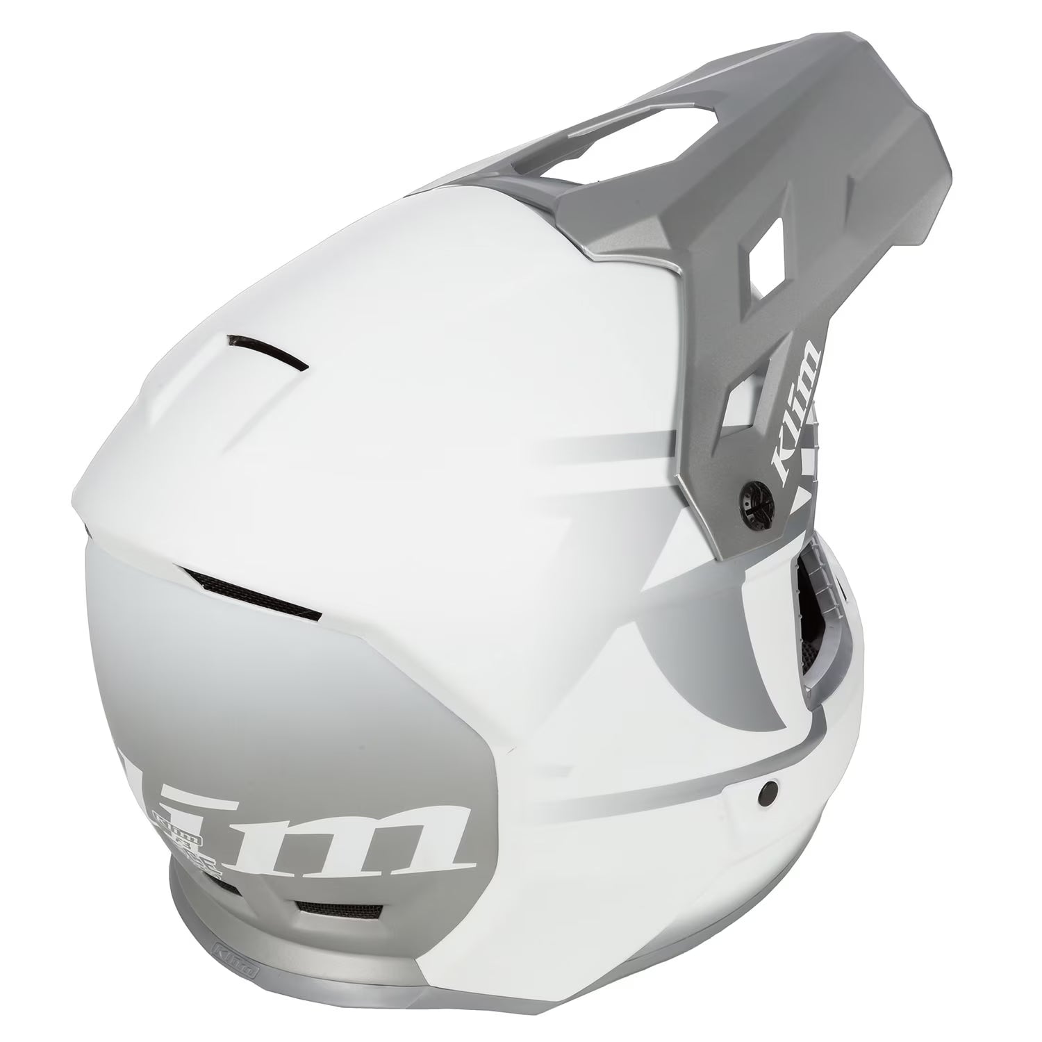 Klim F3 Helmet ECE Off-Road Helmet Icon White - Monument Gray