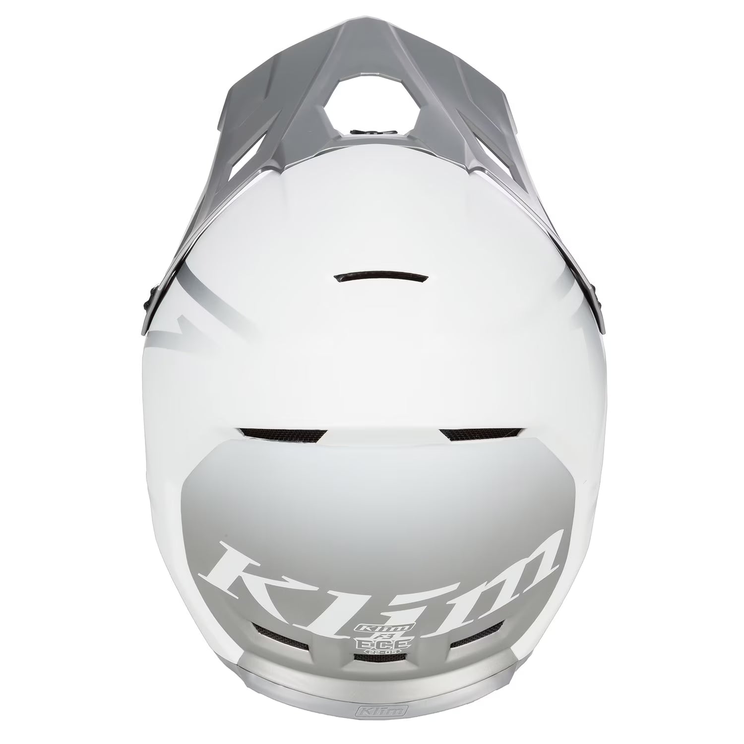 Klim F3 Helmet ECE Off-Road Helmet Icon White - Monument Gray
