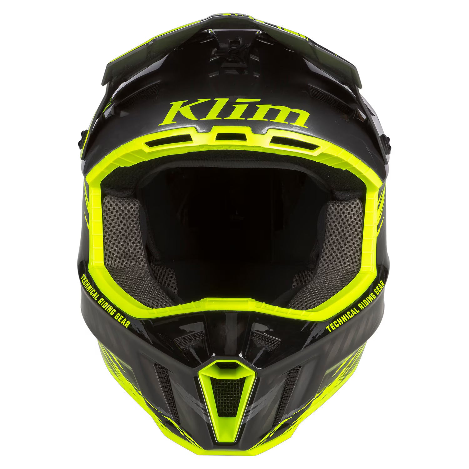 Klim F3 Carbon Pro Thrashed Asphalt - Hi-Vis Helmet ECE