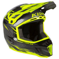 Klim F3 Carbon Pro Thrashed Asphalt - Hi-Vis Helmet ECE