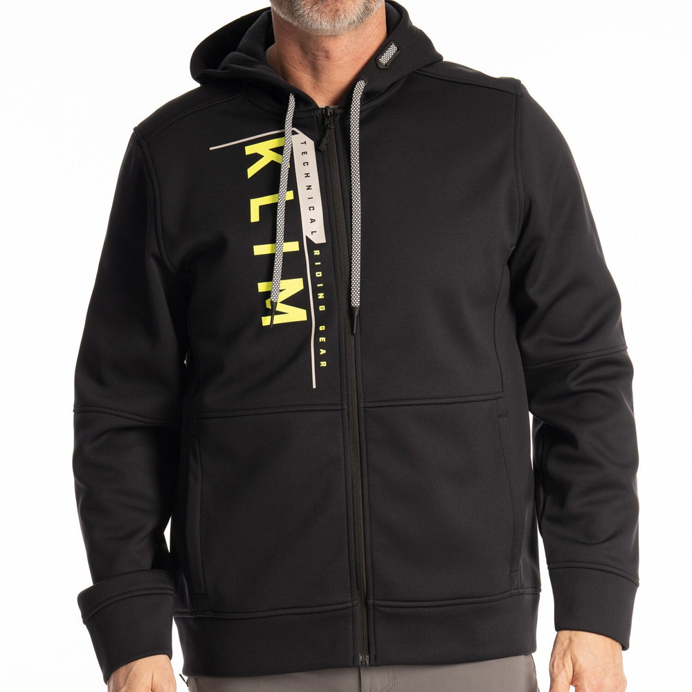 Klim Barracks Hoodie Black - Hi-Vis