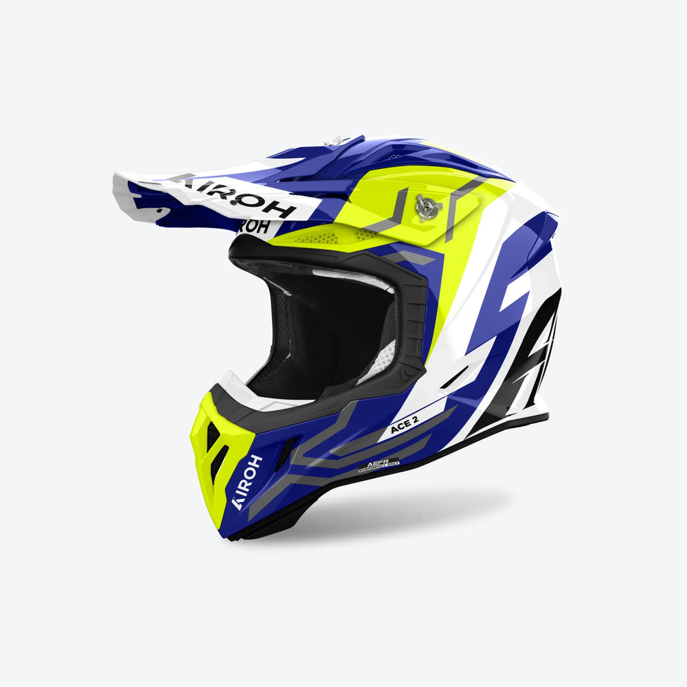 Airoh Aviator Ace 2 Ground Yellow Gloss Helmet