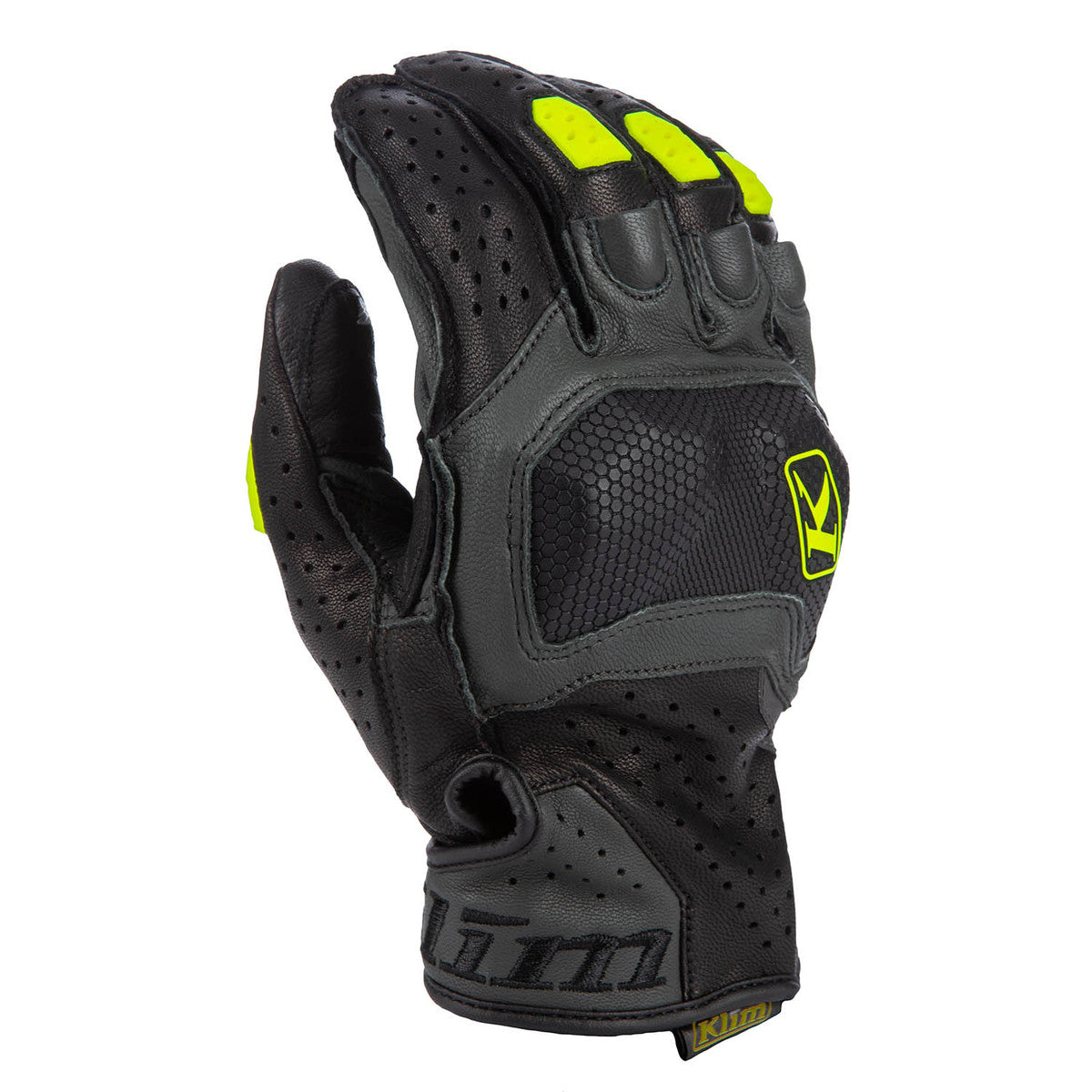 Klim Badlands Aero Pro Short Glove Black Hi-Vis