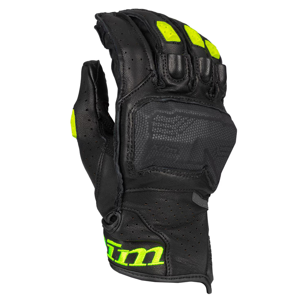 Klim Badlands Aero Pro Short Glove - Black Hi-Vis (2026 Model)