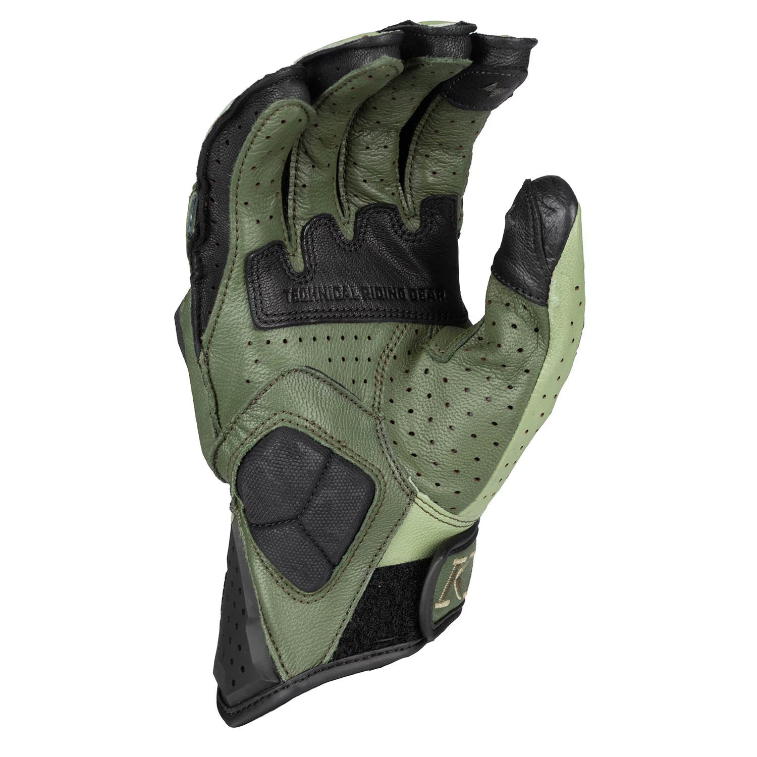 Klim Badlands Aero Pro Short Glove - Rifle Green - Oil Green (2026 Model)