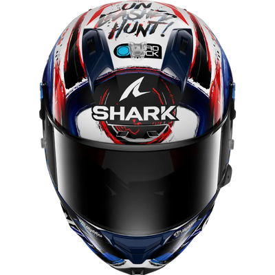 Shark Aeron GP FIM Racing #1 Replica Zarco Signature White Black Blue (WKB)