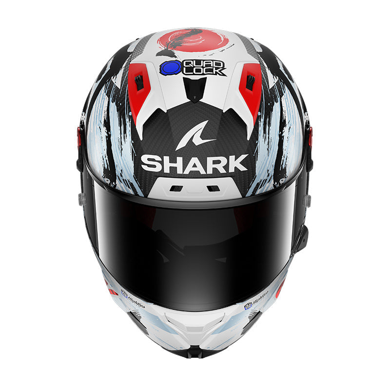 SHARK Aeron GP FIM Racing #2 Replica Zarco SUZUKA 2026 MATT Carbon/White/Blue (DWK)