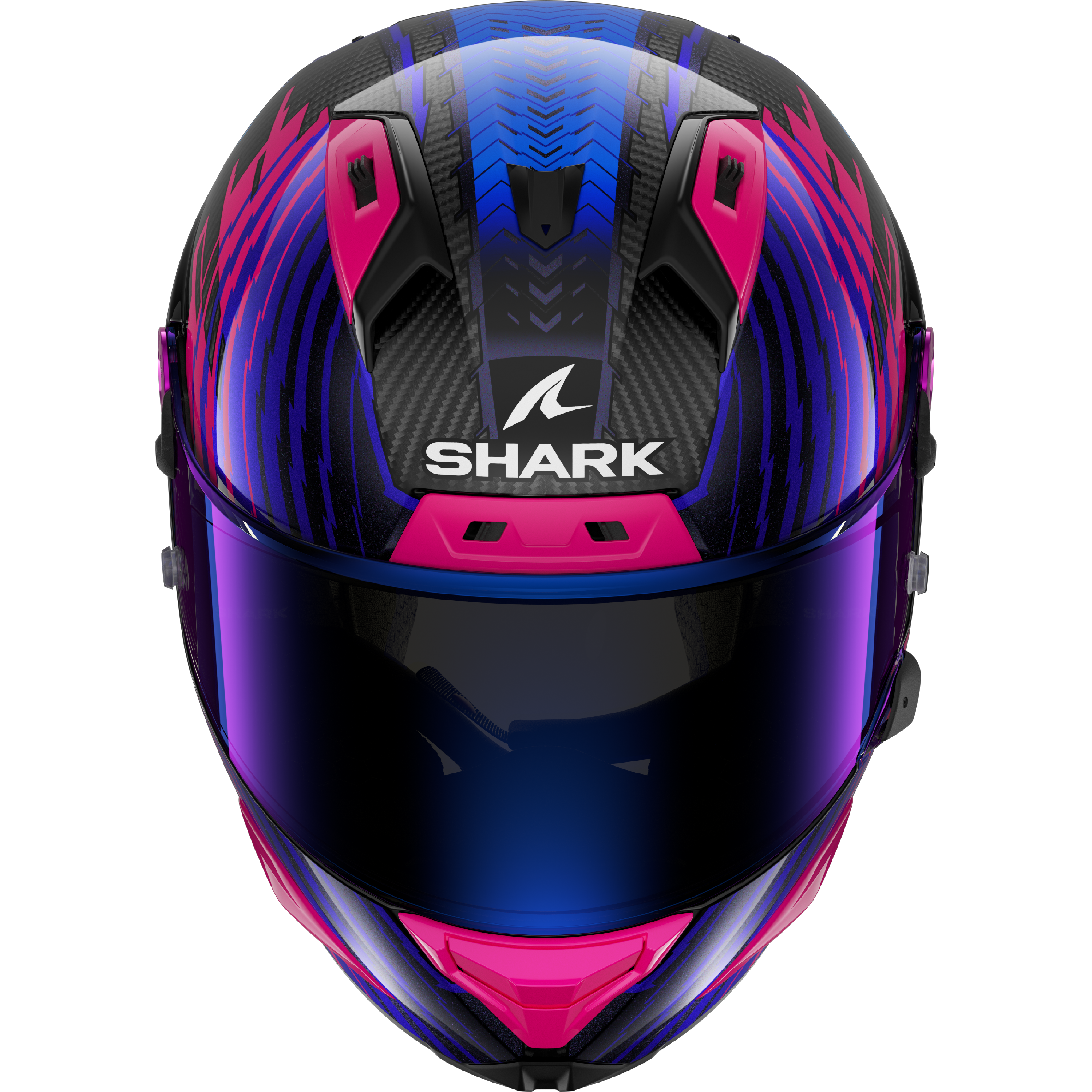 Shark Aeron Carbon Edgy Blue Helmet (DBU)