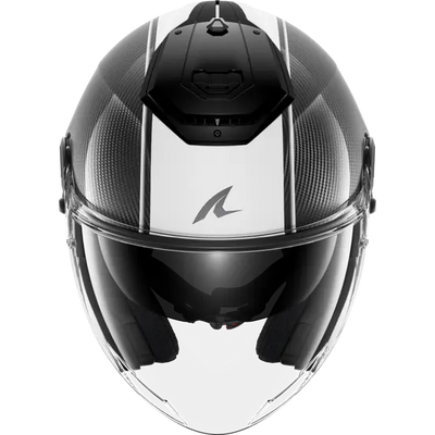 Shark RS Jet Carbon Skin White/Black Carbon Helmet (DWK)