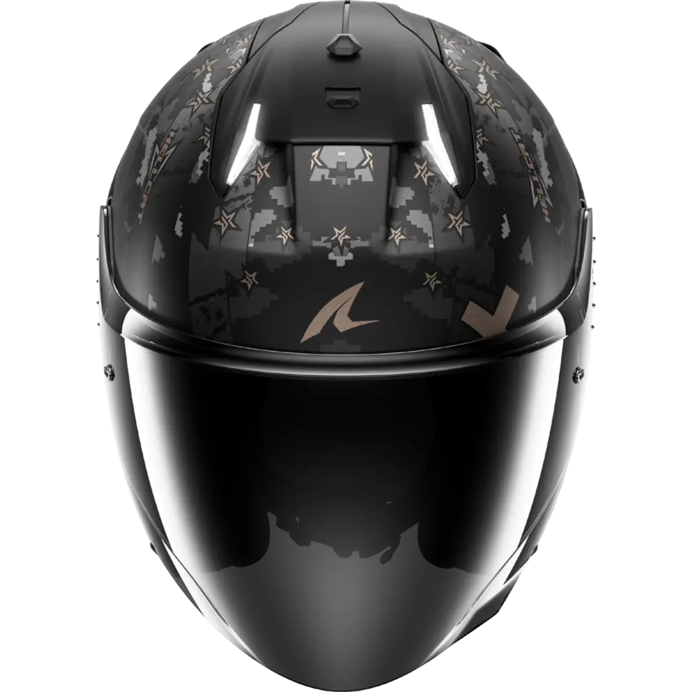 Shark Skwal i3 Jet Hellcat Matt Black Chrome Anthracite Helmet (KUA)