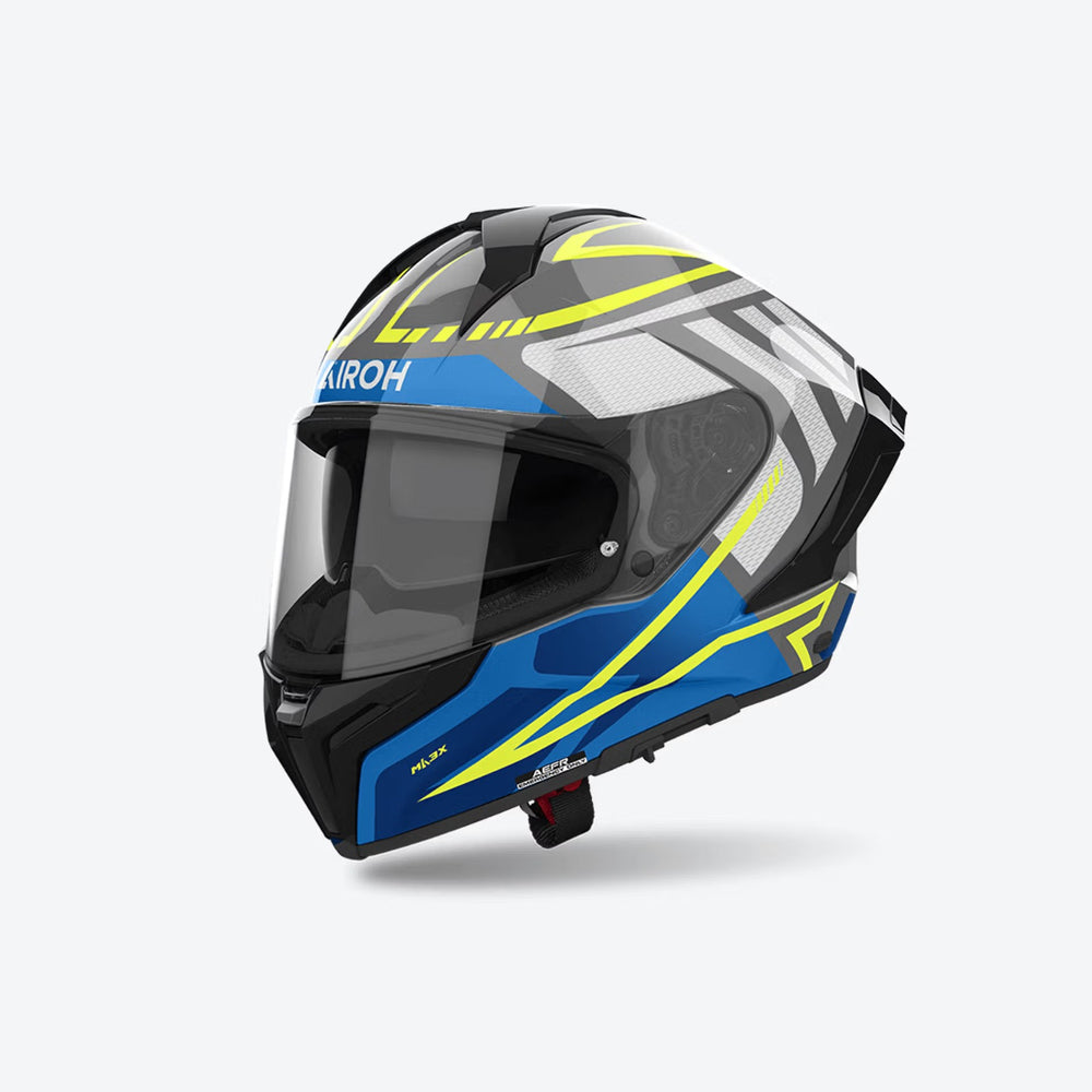 Airoh Matryx Rider Blue Gloss Helmet
