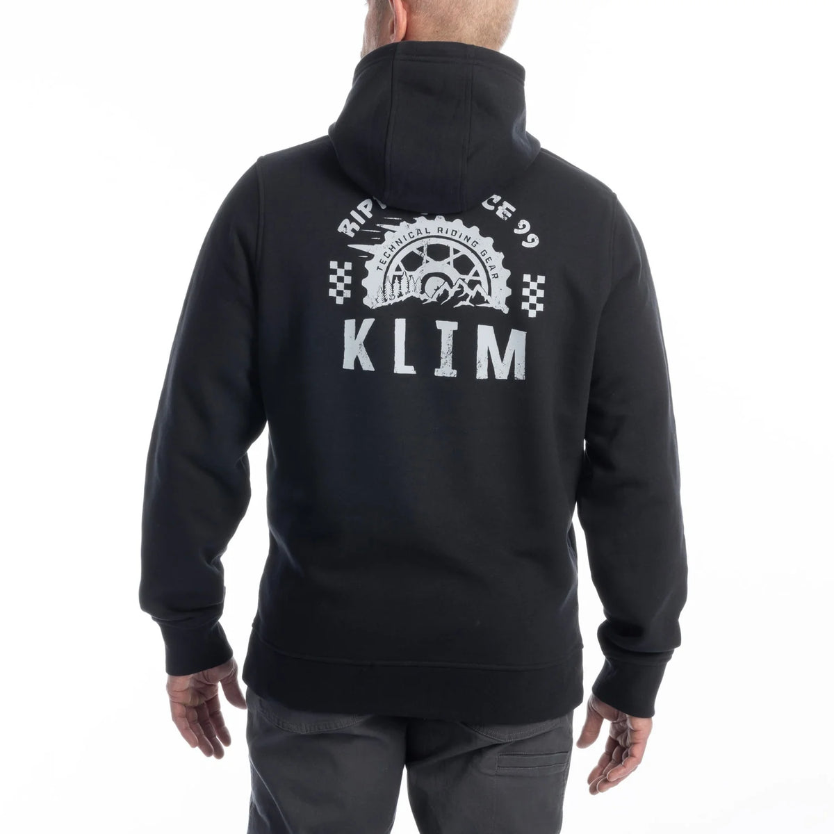 Klim Rippin' Pullover Hoodie Black - High Rise