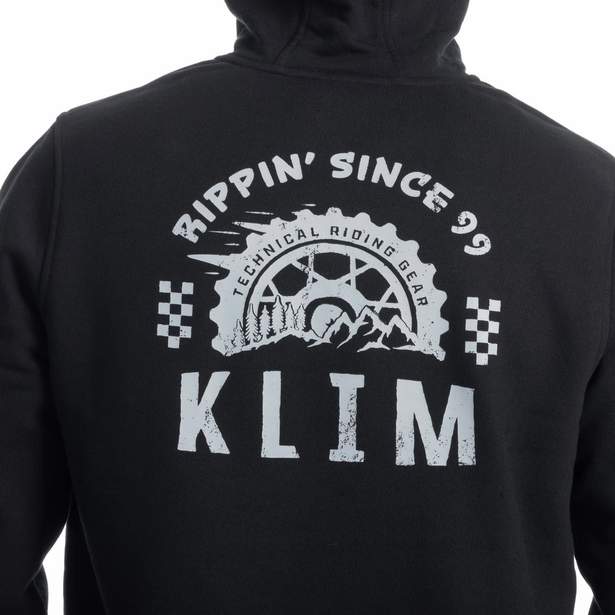Klim Rippin' Pullover Hoodie Black - High Rise