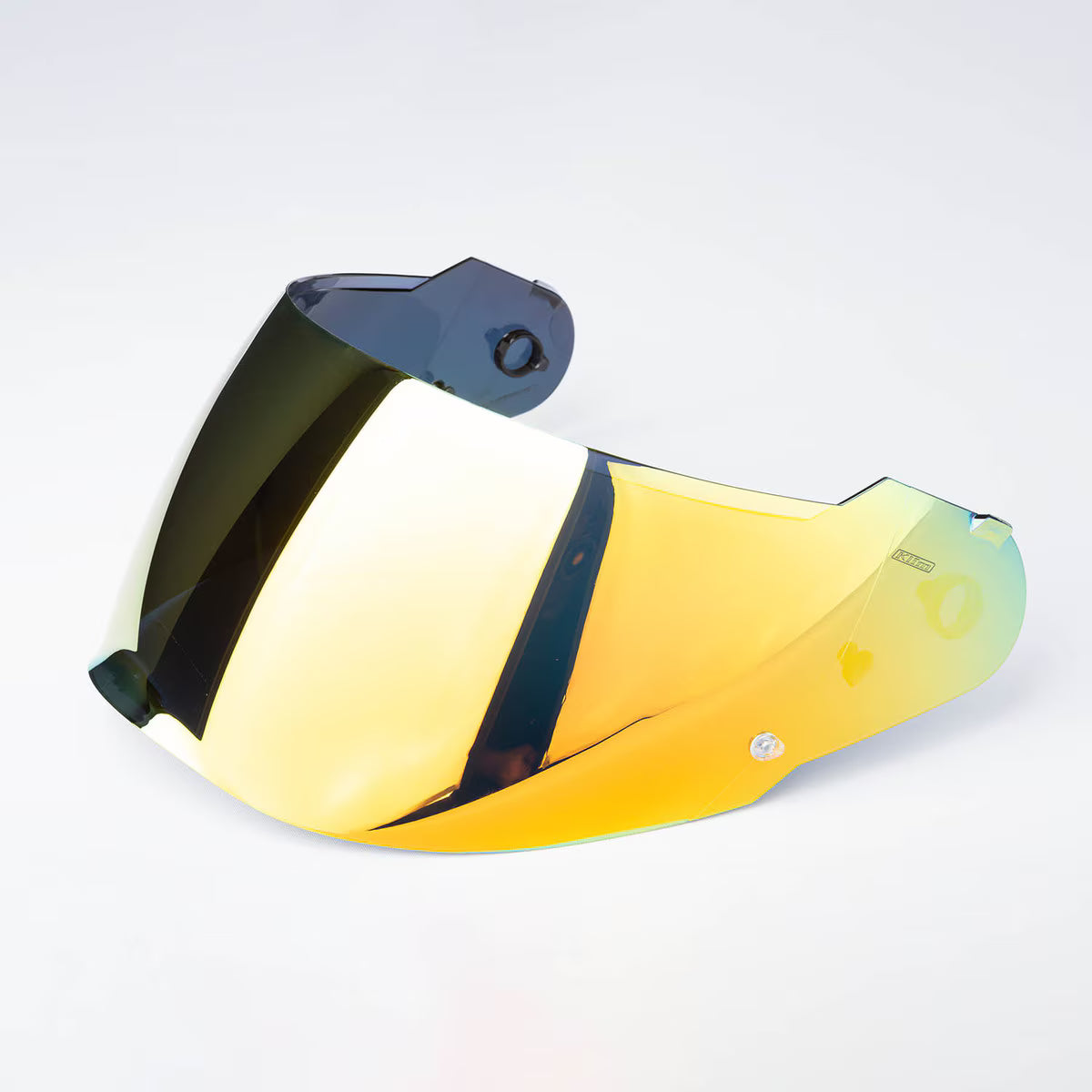 GT1 +IR HD Mirrored Face Shield Dark Smoke Gold Mirrored